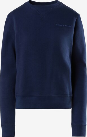 North Sails Sweatshirt in Blauw: voorkant