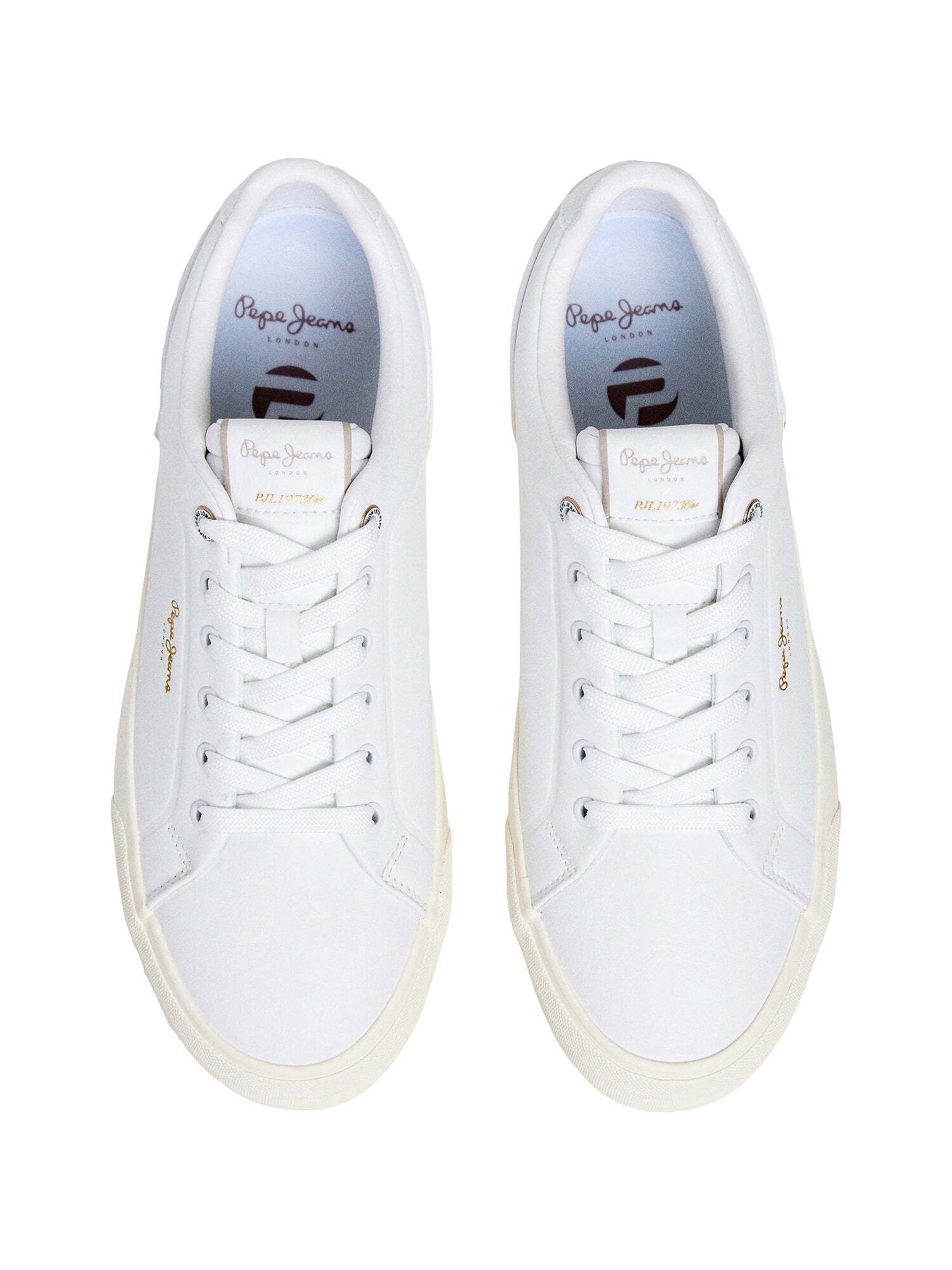 Sneaker bassa 'Kenton One' di Pepe Jeans in bianco