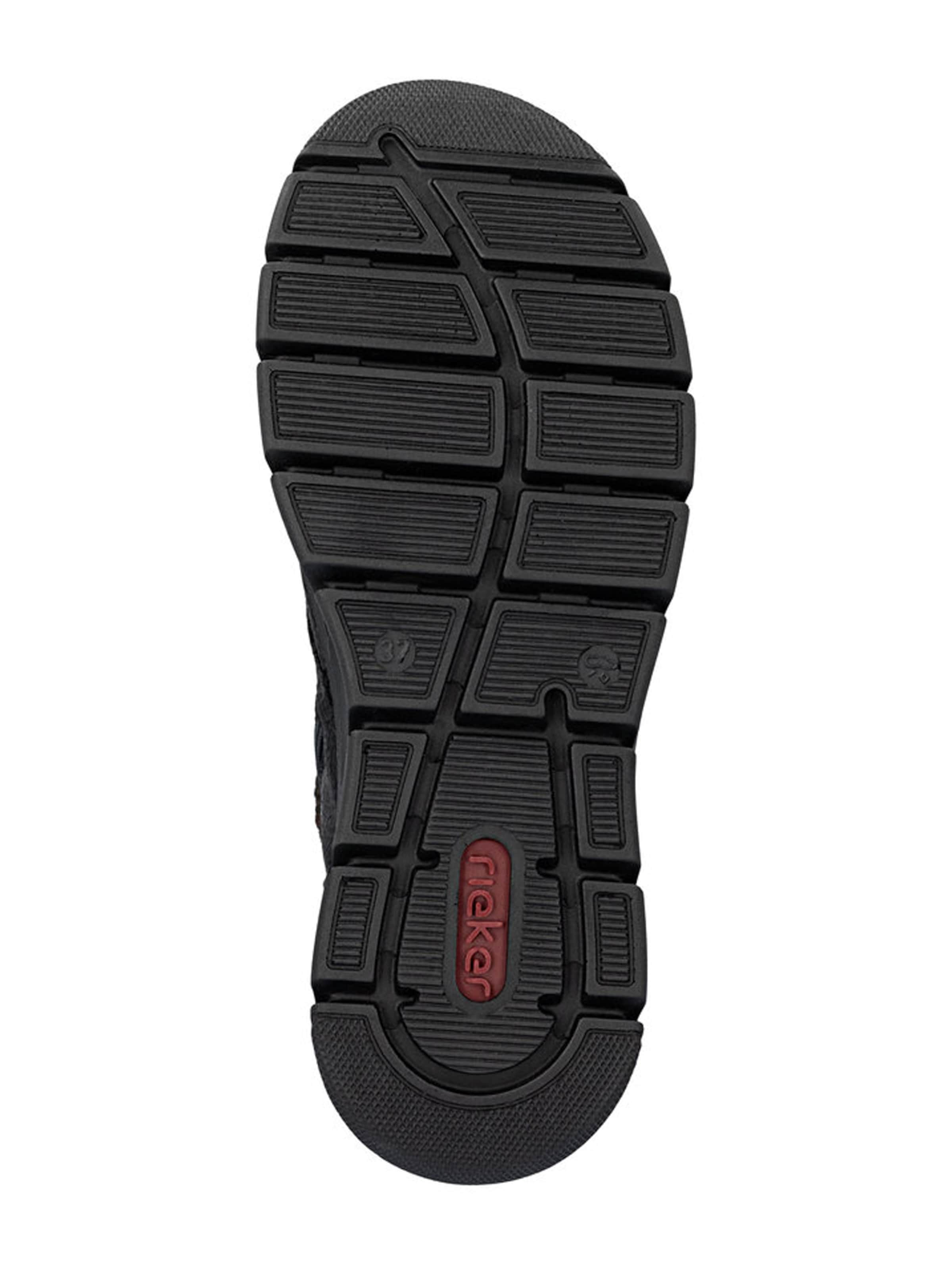 Rieker Šnurovacie členkové čižmy - Čierna