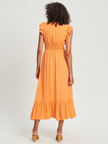 Robe 'MIA' Sável en orange : derrière