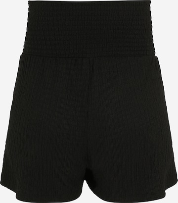 LOVE2WAIT Regular Shorts 'Crepe' in Schwarz