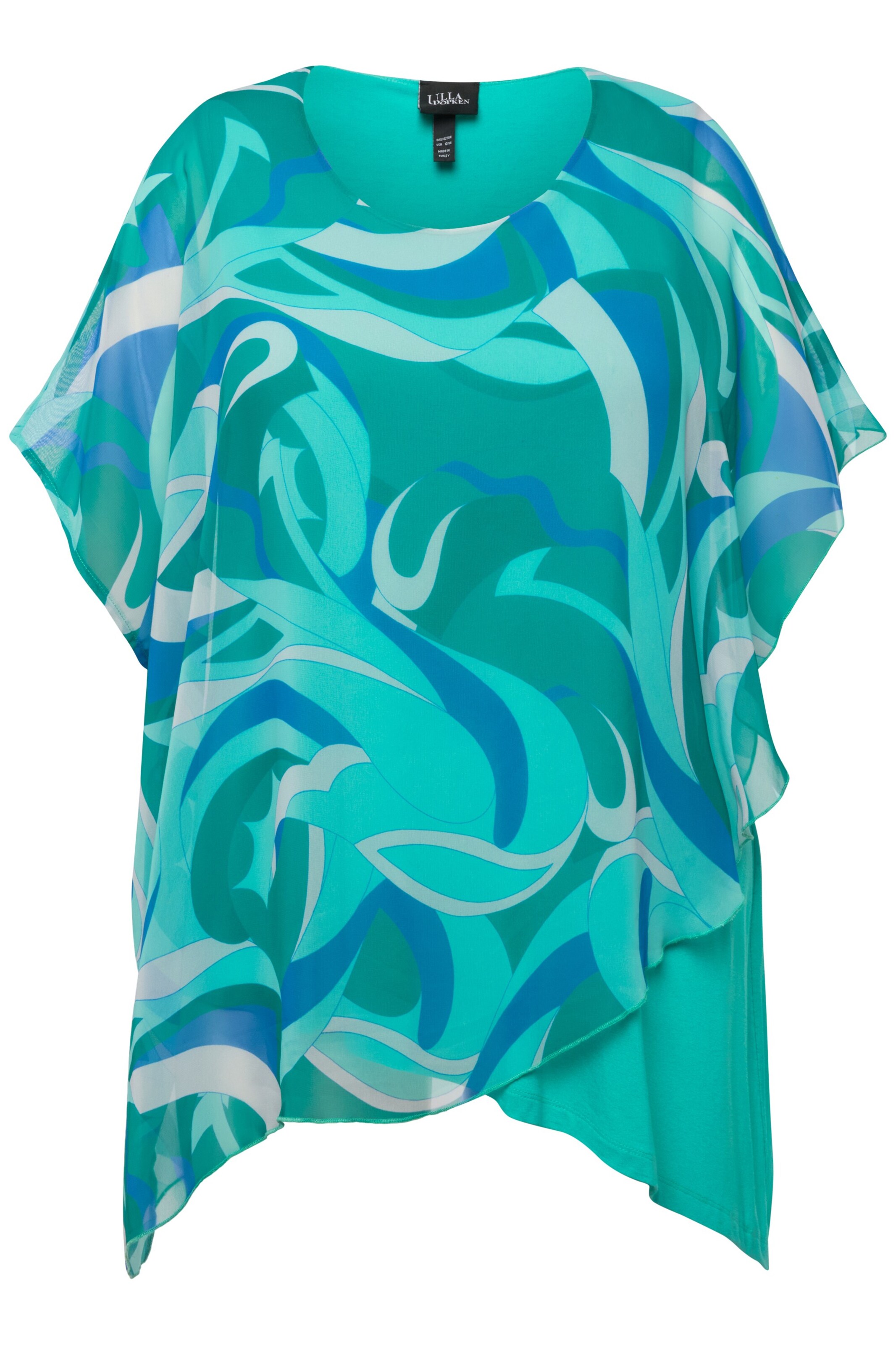 Ulla Popken Blouse in Green: front