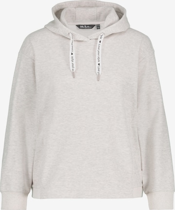 Ulla Popken Sweatshirt in Grijs: voorkant