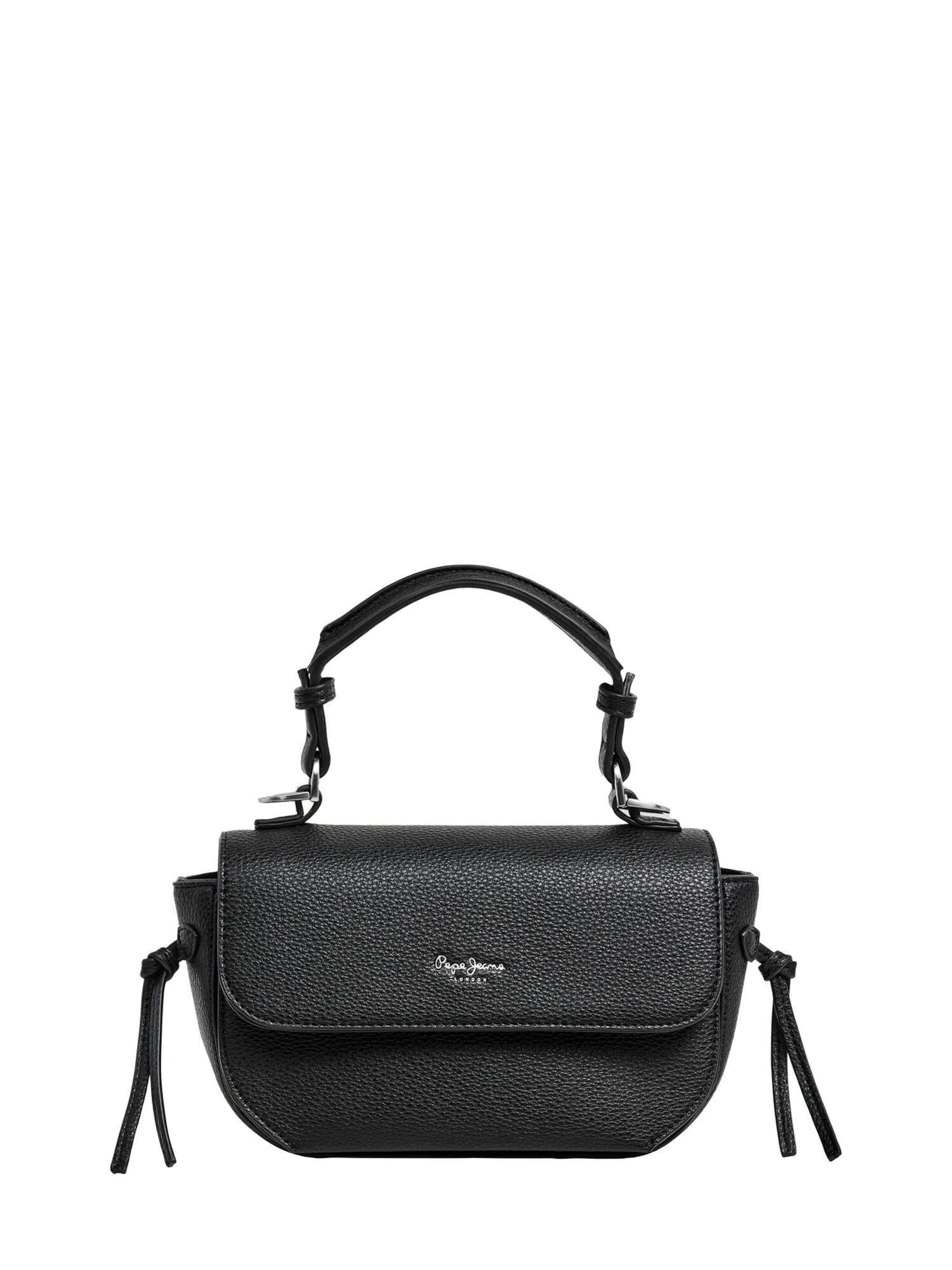 Pepe Jeans Handbag 'Ambra Script' in Black: front