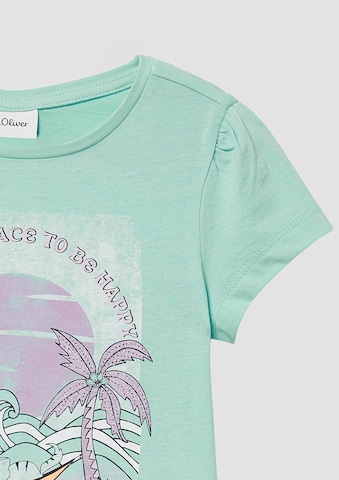 T-Shirt s.Oliver en bleu