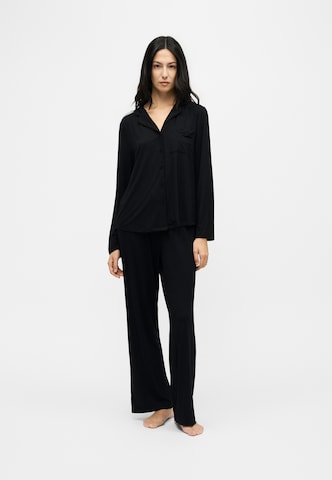 Hunkemöller Pyjama 'Essential' in Zwart: voorkant
