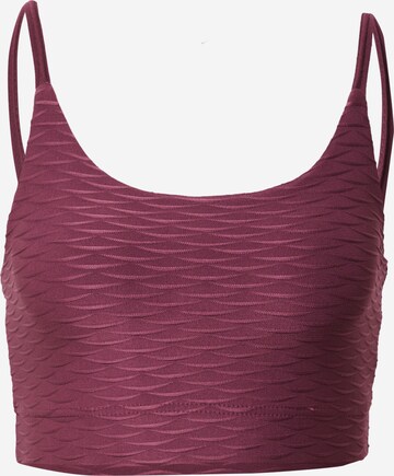 ONLY PLAY Bralette Sports Bra 'Jazusa' in Purple: front