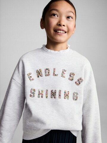 MANGO KIDS Sweatshirt 'ENDLESS' in Grey