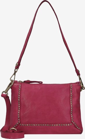 Campomaggi Shoulder Bag in Purple: front