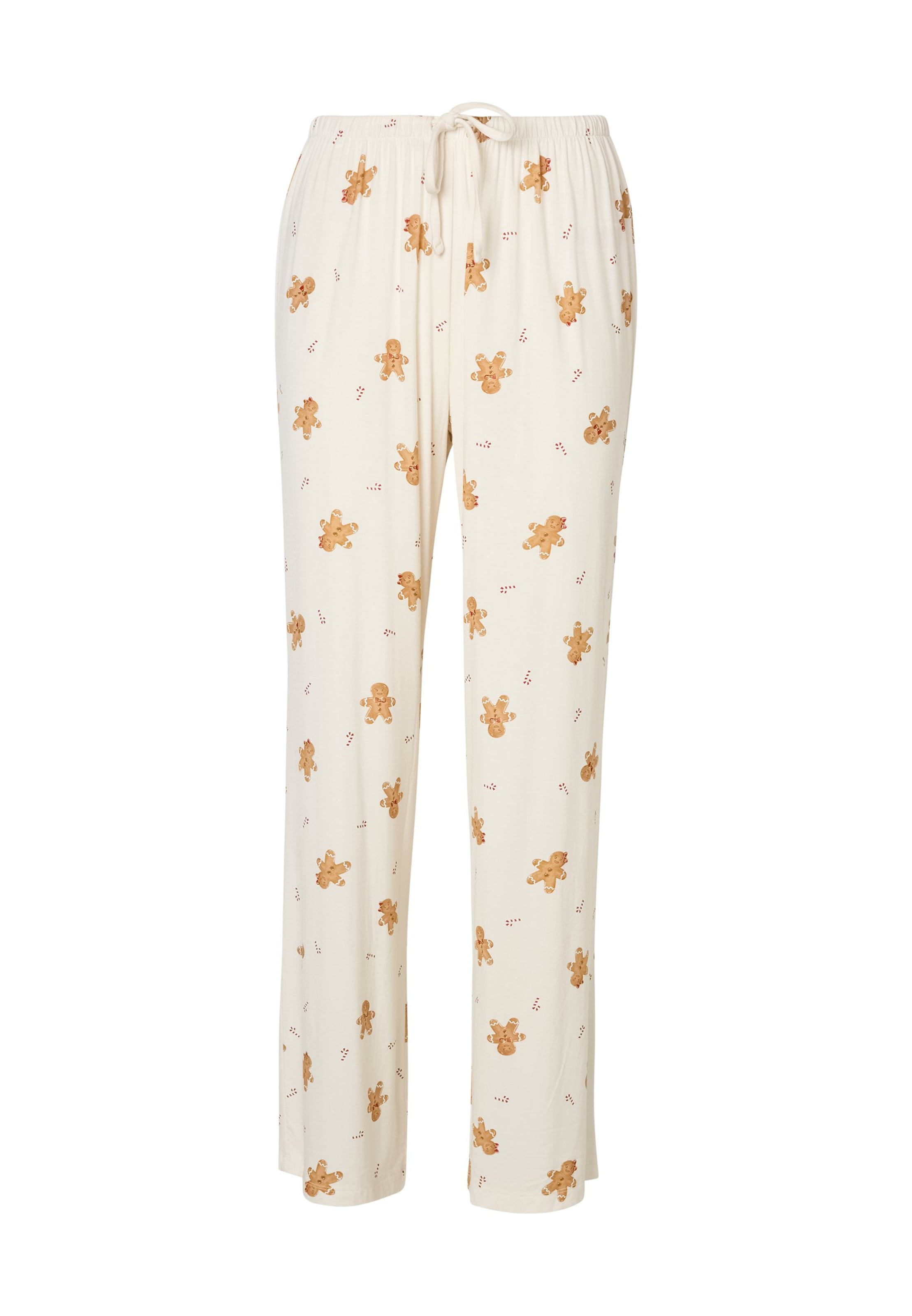 Hunkemöller - Pantalón de pijama 'Ess' en blanco: frente