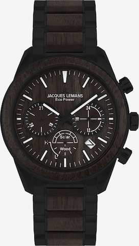 Jacques Lemans Analog Watch in Black: front