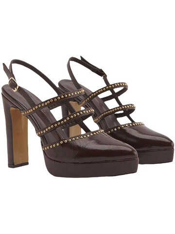 Limoya - Zapatos destalonado 'Milea' en marrón