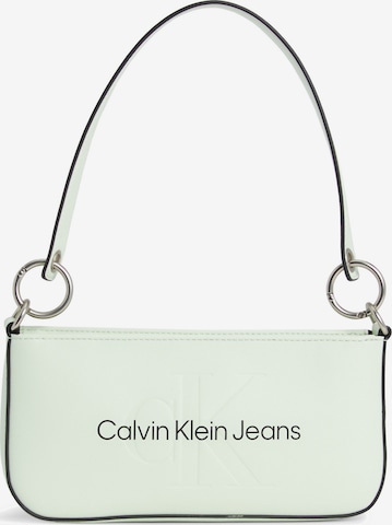 Sac bandoulière Calvin Klein Jeans en vert : devant