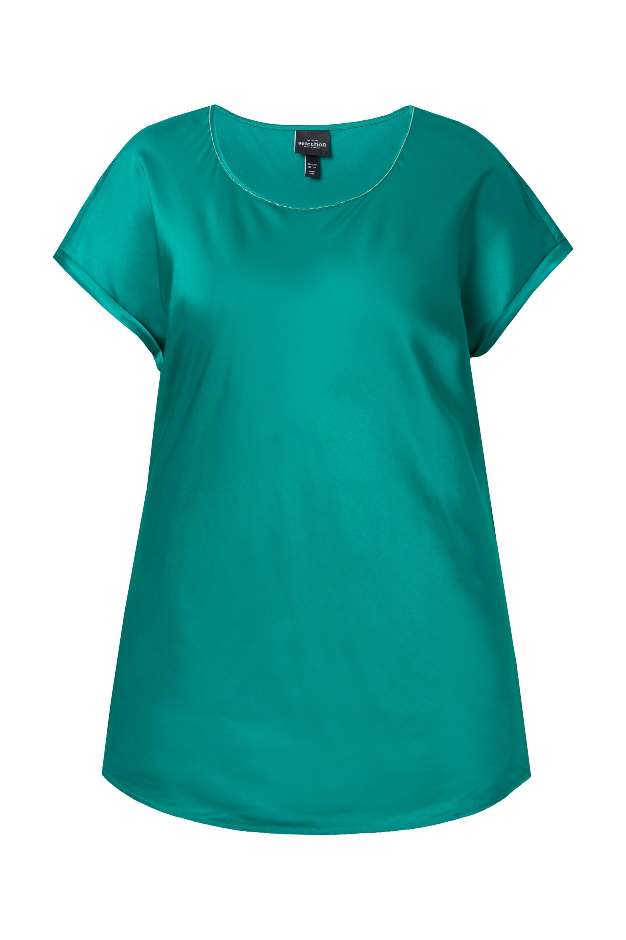 Ulla Popken Blouse in Green: front