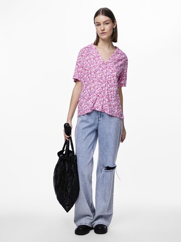 PIECES Blouse 'PCTala' in Roze