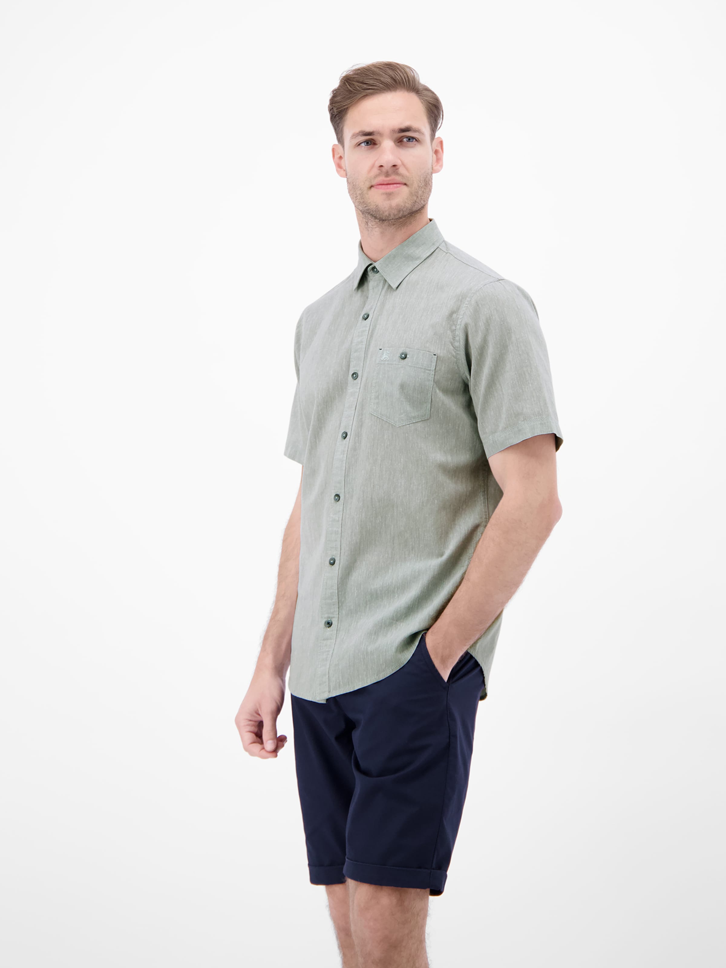 LERROS Regular fit Overhemd in Grijs