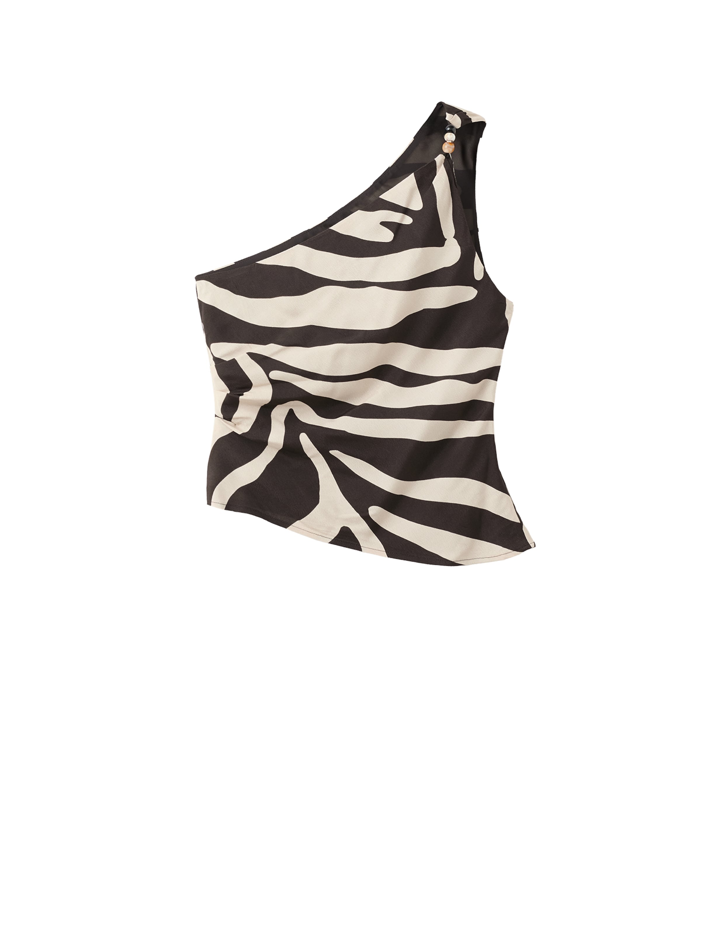 MANGO Top 'CUCA' in Brown: front
