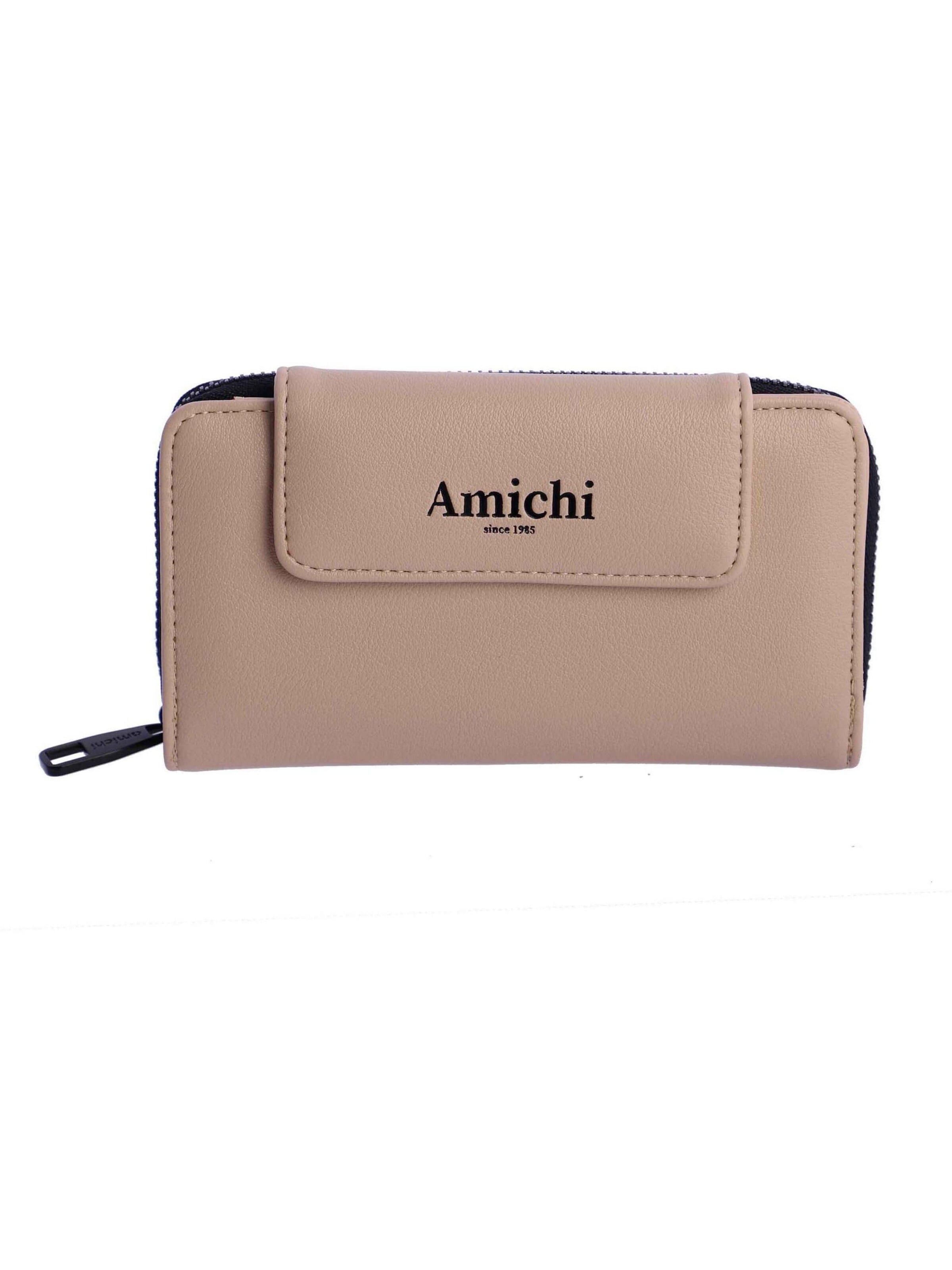 Amichi - Cartera en beige: frente