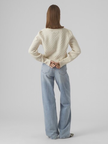 VERO MODA Trui 'STINNA' in Beige