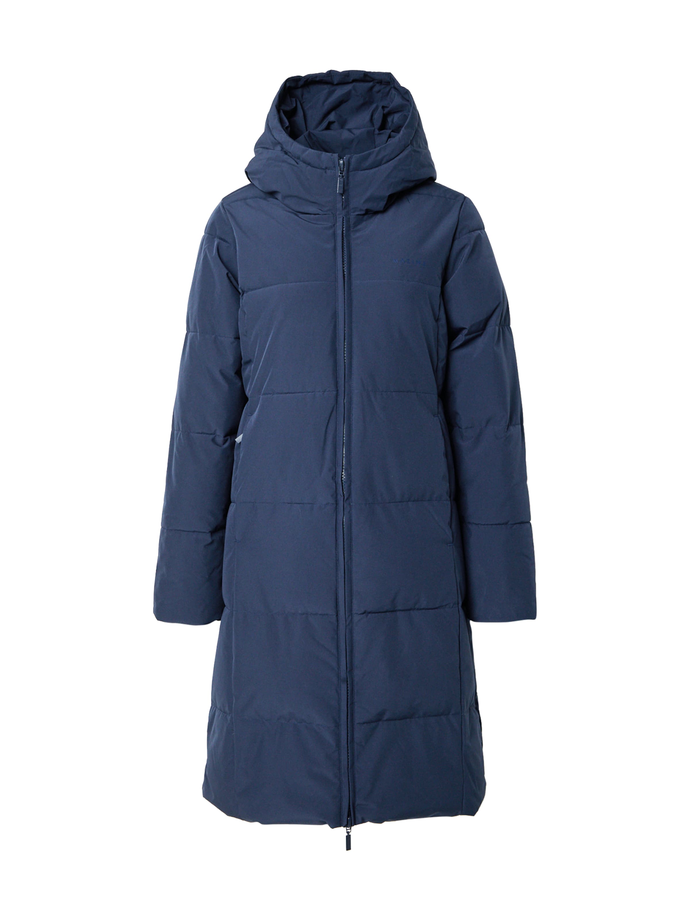 Manteau d’hiver mazine en bleu : devant