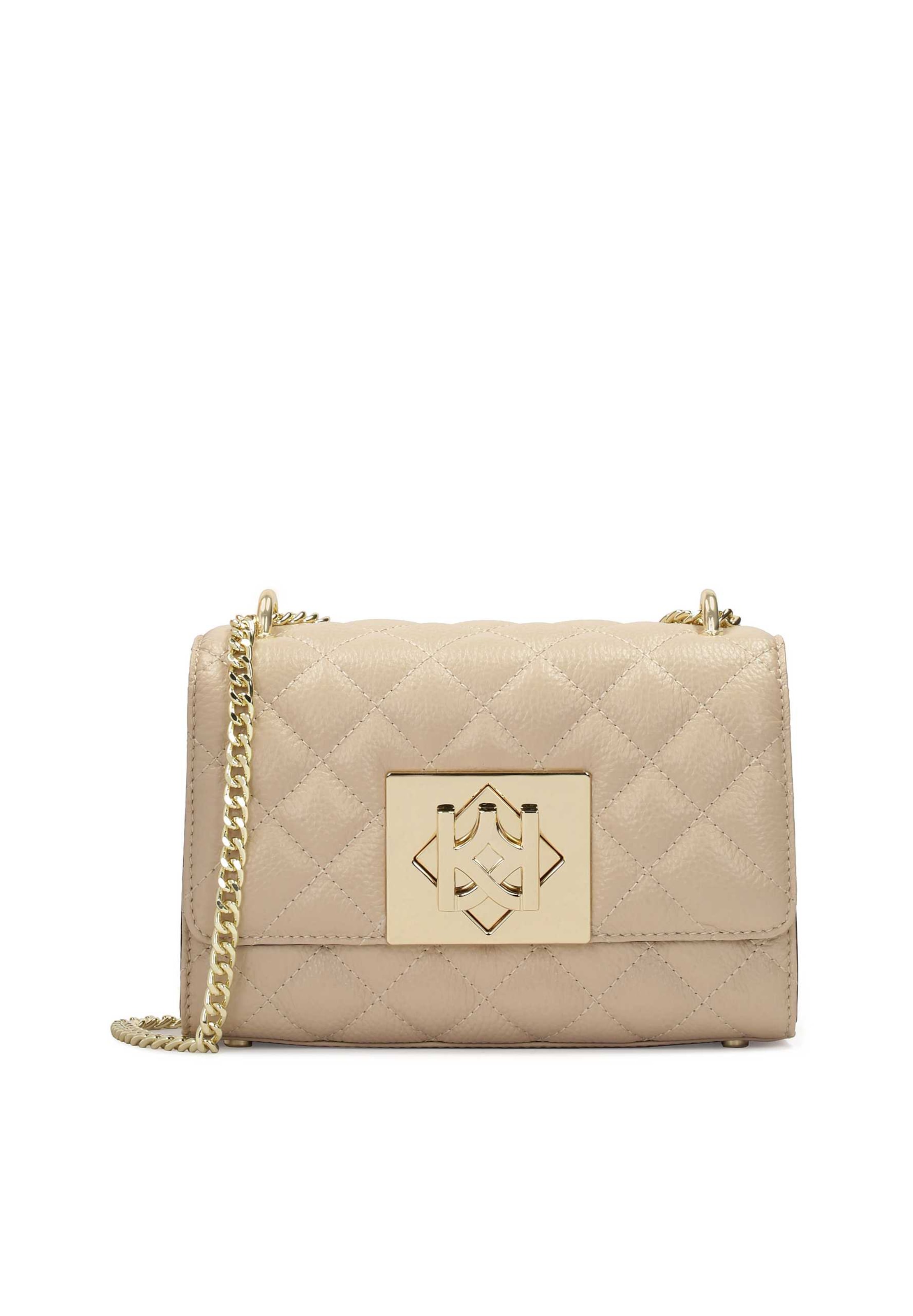 Kazar Handbag in Beige: front
