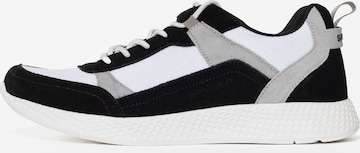Sneaker bassa di Spyder in nero: frontale