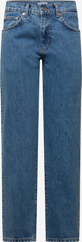 Woodbird Jeans i blå: framsida