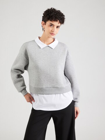 ABOUT YOU Sweatshirt 'Victoria' in Grey: front
