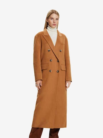 ESPRIT Between-Seasons Coat in Brown