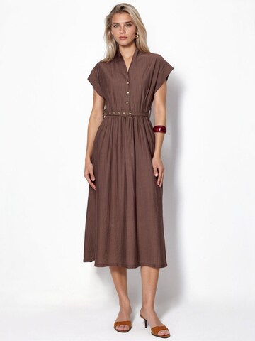 Busem Dress 'Maxi' in Brown