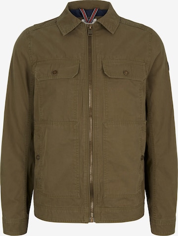 TOM TAILOR Between-Season Jacket in Green: front