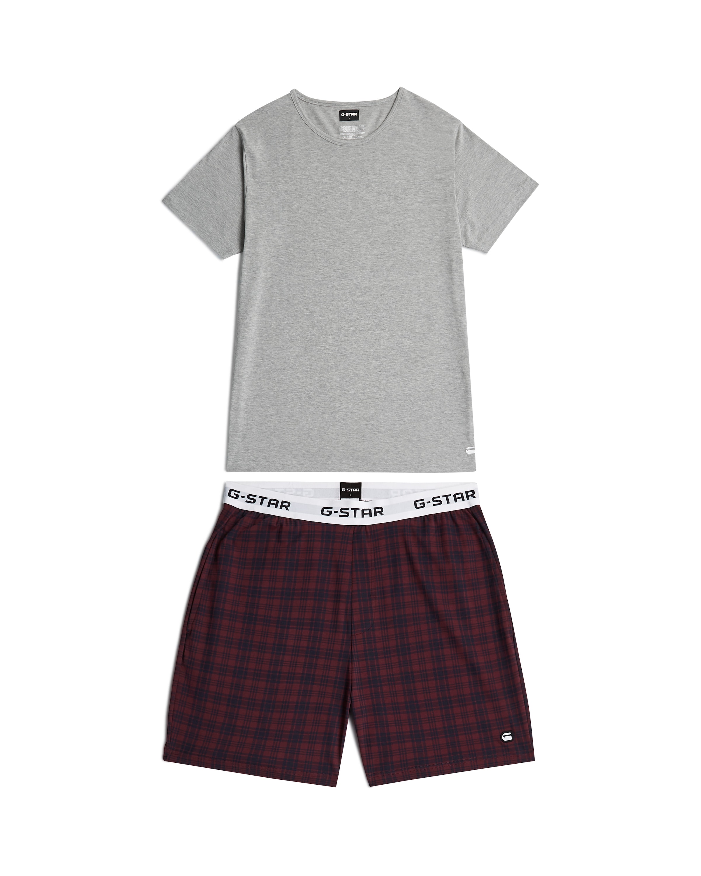 G-STAR Sleepwear - 'Tee and Short Pyjamas Set' in mischfarben, Produktansicht
