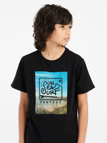 PROTEST Shirt 'PRTPeter JR'‌‌‌‌ in Schwarz