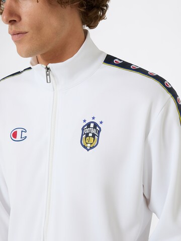 Veste de survêtement Champion Authentic Athletic Apparel en blanc