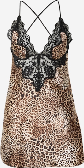 Hunkemöller Déshabillé 'Mya' en écru / marron / noir, Vue avec produit