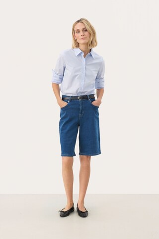 Part Two Loosefit Shorts 'RafaellaPW' in Blau