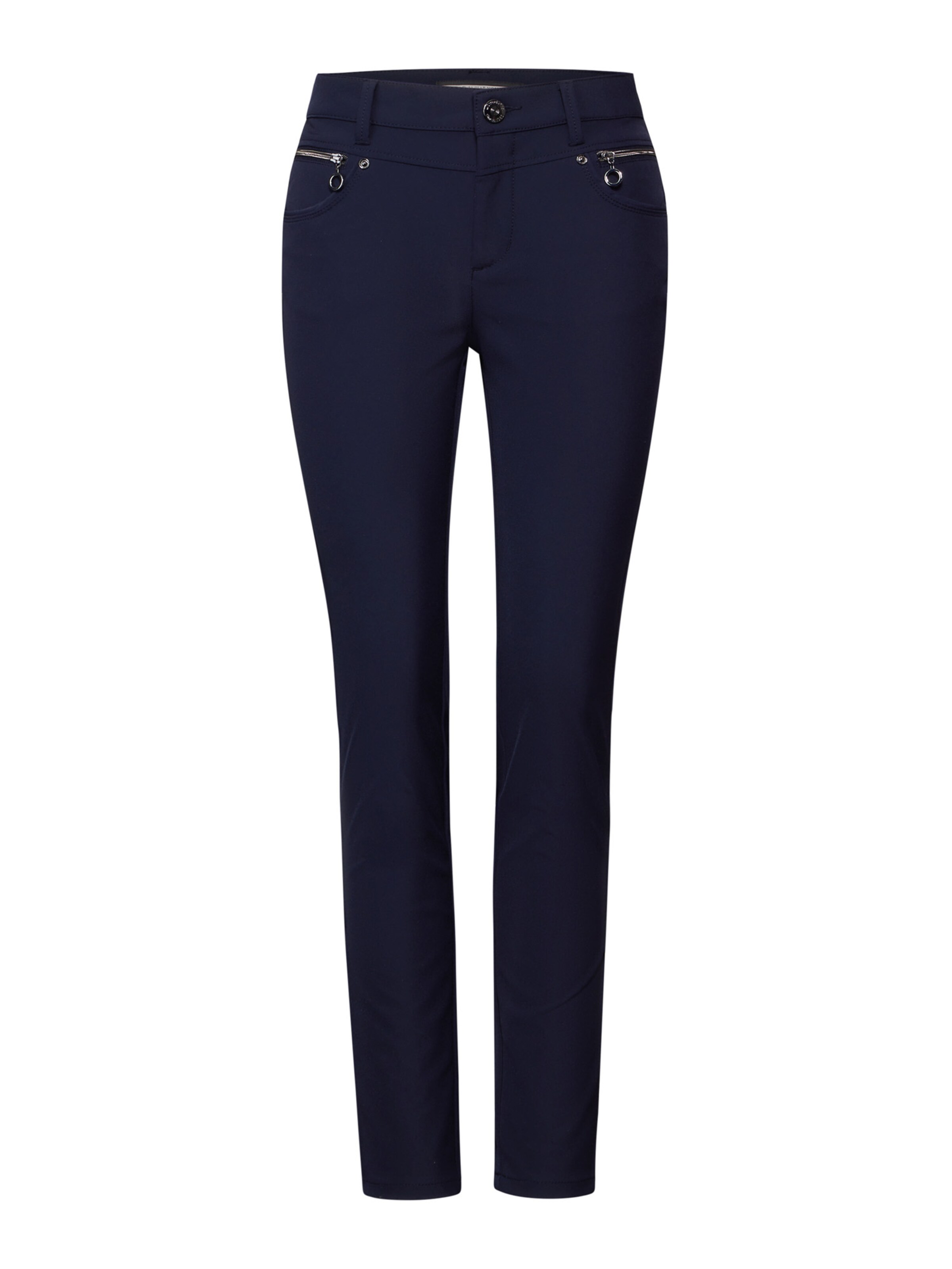 STREET ONE Úzky strih Nohavice 'York' - Modrá: predná strana