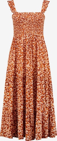 Shiwi Poletna obleka | rjava barva: sprednja stran