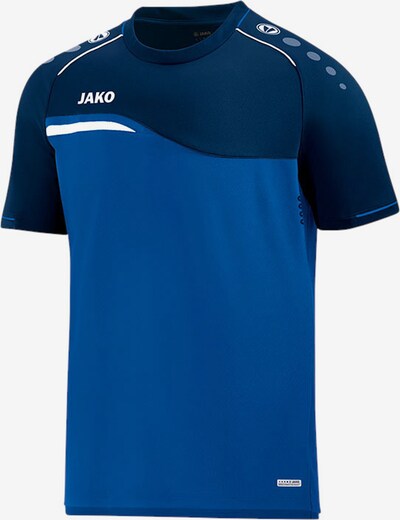 JAKO T-Shirt fonctionnel en bleu / bleu foncé / blanc, Vue avec produit