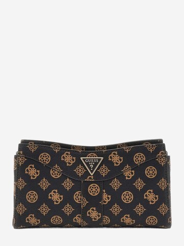 GUESS - Bolso de hombro 'Guess Bandoulière Dorys Satchel Mocha Logo' en negro: frente