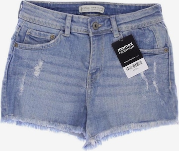 Bershka Shorts in XS in Blue: front