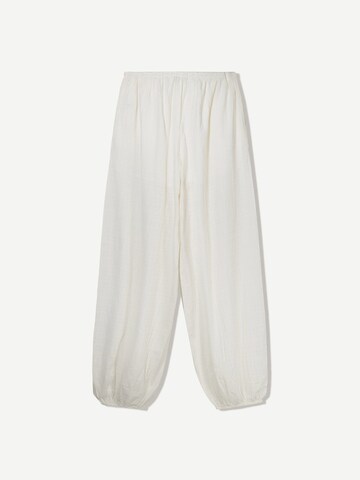 Loosefit Pantalon Bershka en beige