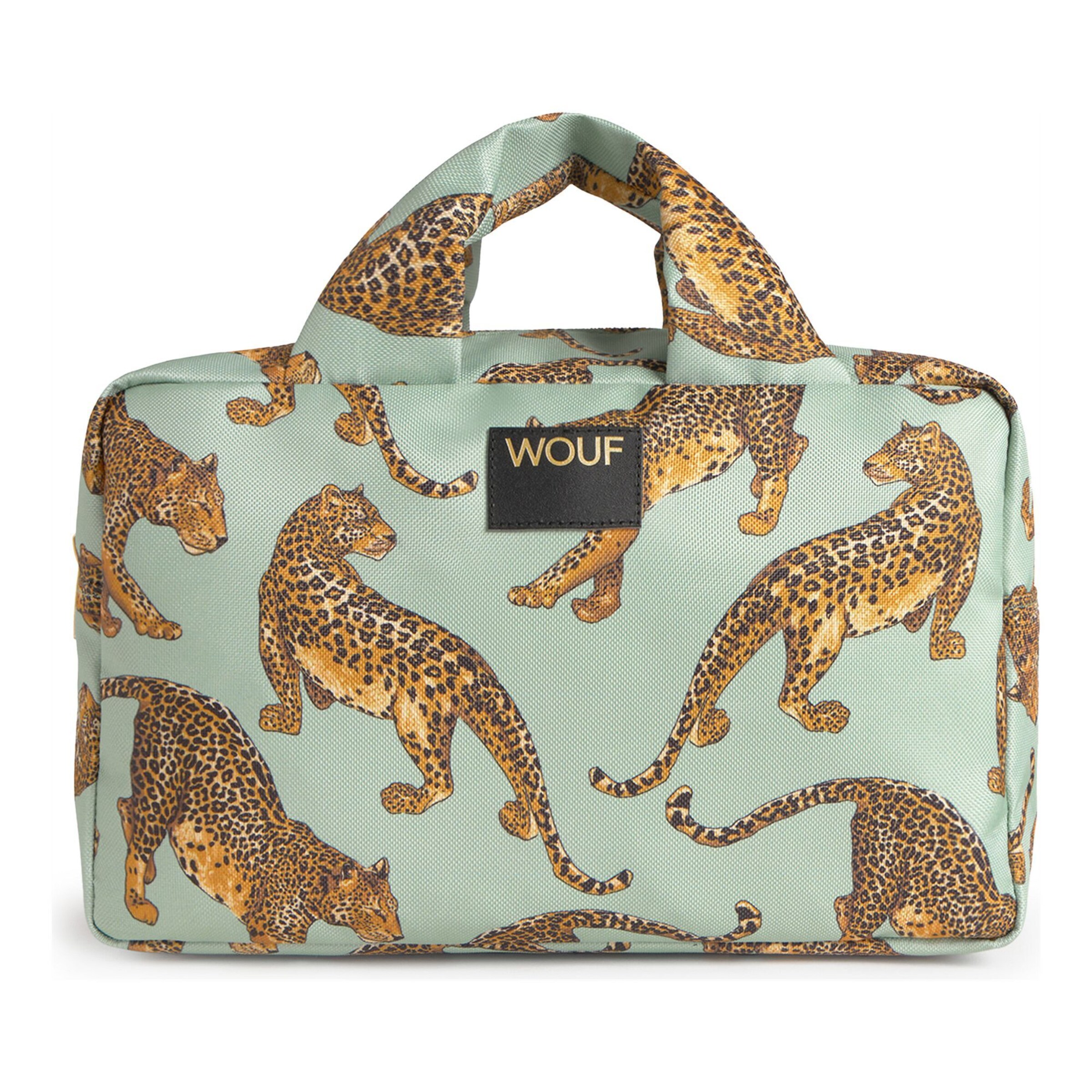 Trousses de toilette 'Daily' Wouf en vert : devant