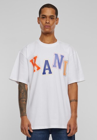 T-Shirt Karl Kani en blanc : devant