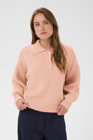 SAINT TROPEZ Sweater 'OttolineSZ' in Orange: front