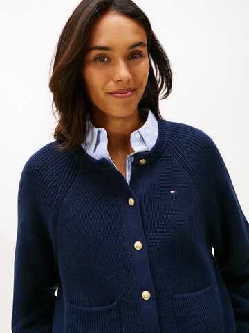 TOMMY HILFIGER Kardigán - Modrá