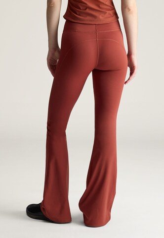 ADIDAS BY STELLA MCCARTNEY Flared Sports trousers in Brown