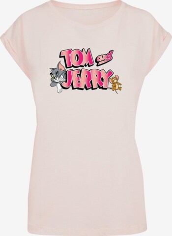 T-shirt 'Tom and Jerry' ABSOLUTE CULT en rose : devant