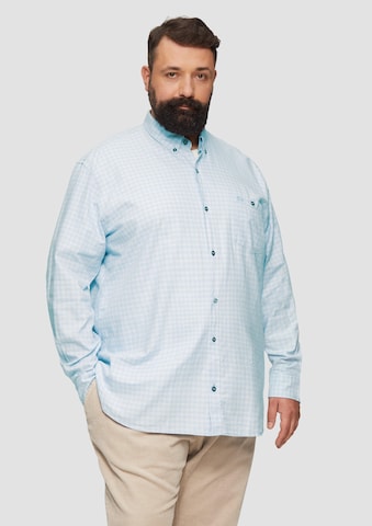 s.Oliver Comfort fit Overhemd in Blauw: voorkant