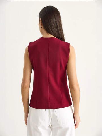 Bianco Lucci Weste in Rot